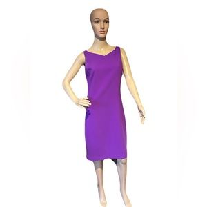 Tahari purple dress size 6